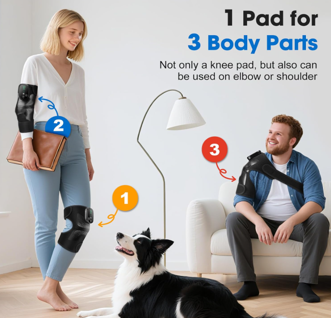 Masajeador de rodilla con calefactor