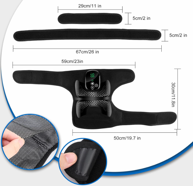 Masajeador de rodilla con calefactor