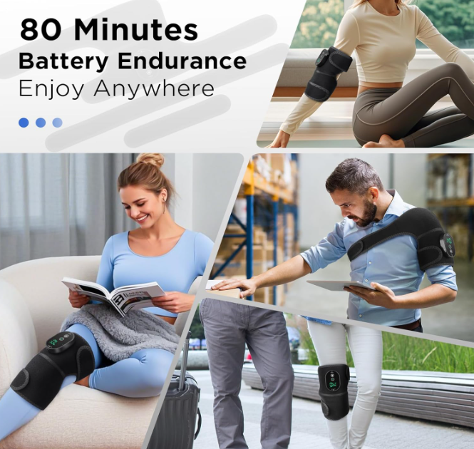 Masajeador de rodilla con calefactor